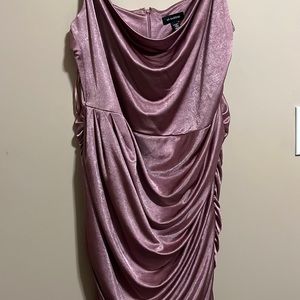 Le chateau shimmery pink dress size XXL.